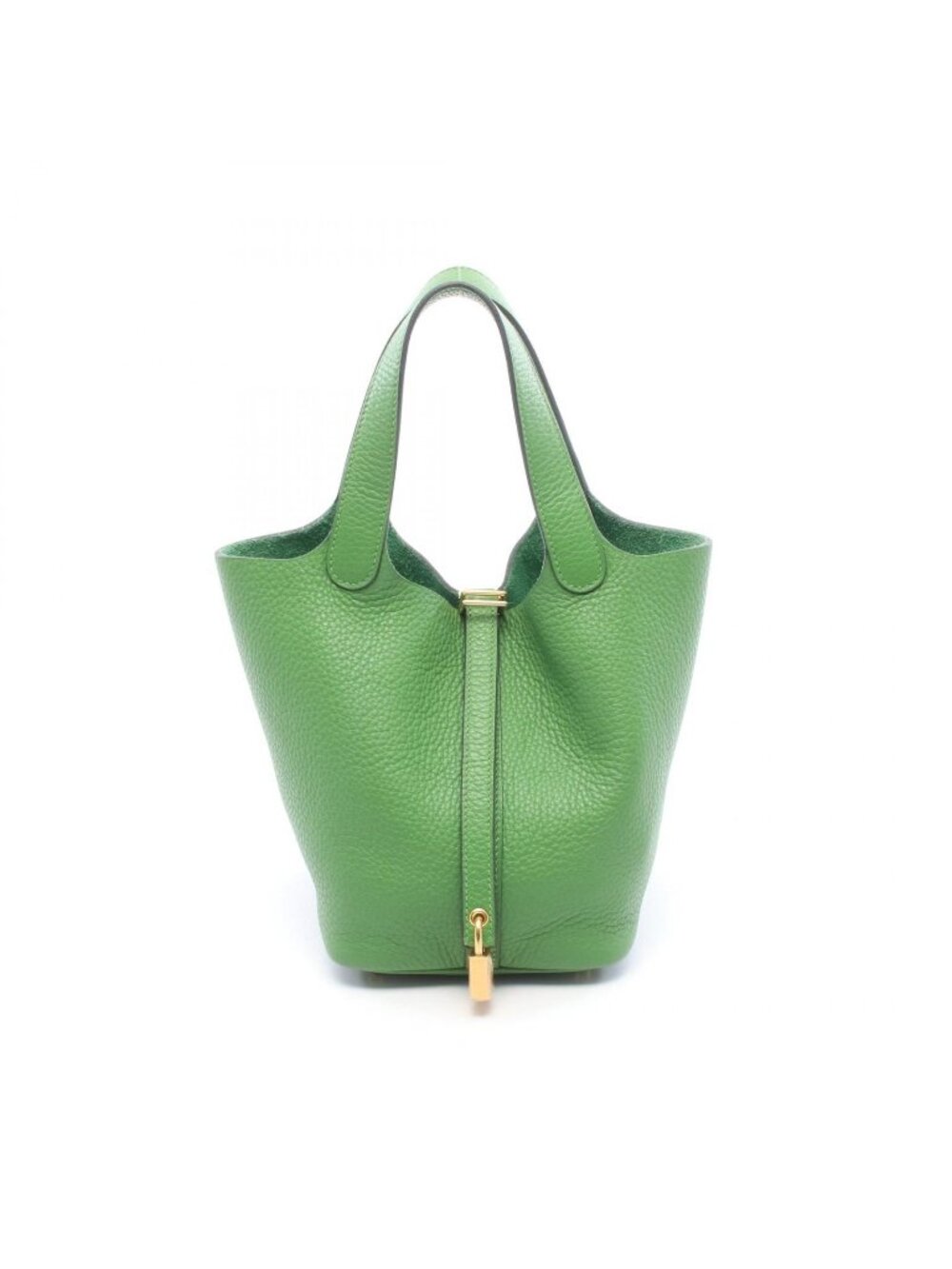 Hermes Handbag Picotin Lock PM Vert Yucca